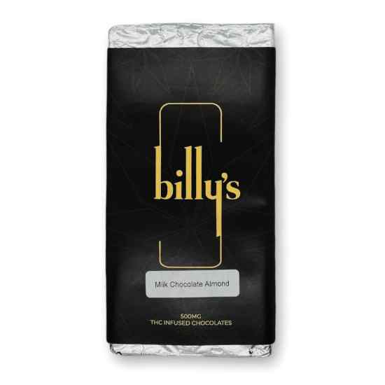 Picture of Billy’s – Milk Chocolate Almond – 500mg THC