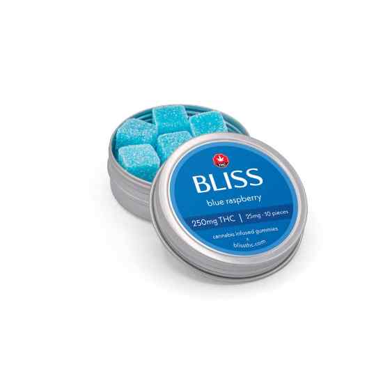 Picture of Bliss - Blue Raspberry Gummies (250mg)