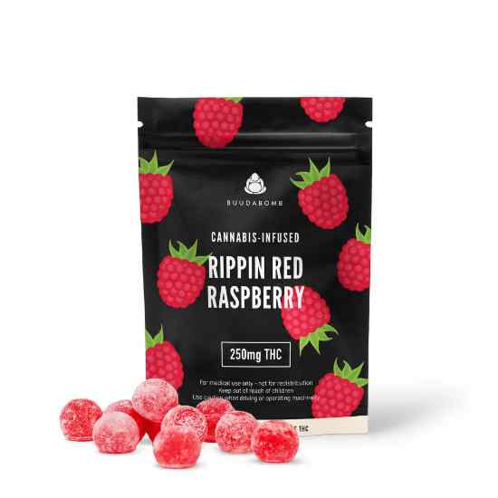 Picture of Buudabomb – Rippin Red Raspberry (250mg THC)