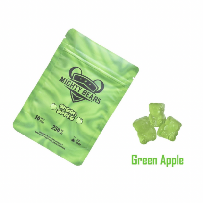 Picture of Mighty Bears – Green Apple (250mg THC) 