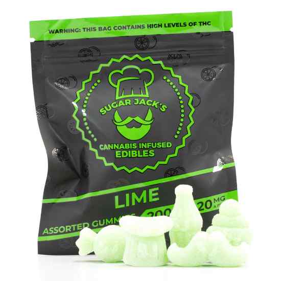 Picture of Sugar Jacks - Lime (200mg THC)