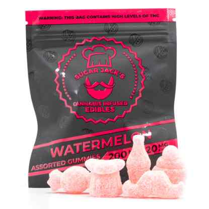 Picture of Sugar Jacks - Watermelon (200mg THC)