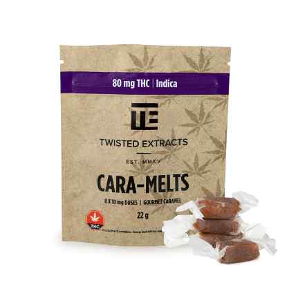 Picture of Twisted Extracts – Cara-Melts – Indica (80mg THC)